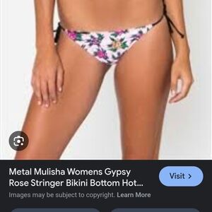 Metal Mulisha Pink and Green Bikini